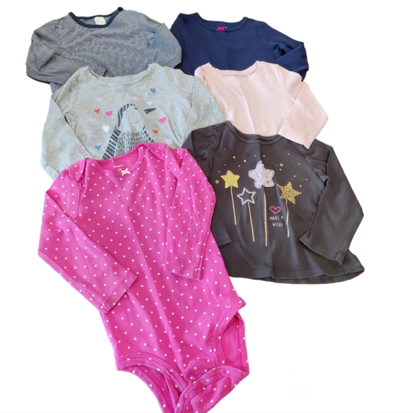 Baby Girls Shirt Bundle Size 18-24 Months Carter's Baby Gap First Impressions - Picture 1 of 7